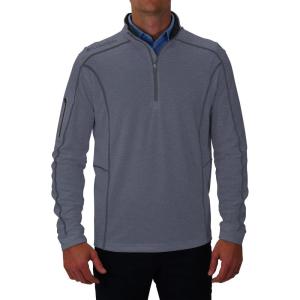 Columbia Men’s OMNI WICK Shotgun 1/4 Zip Pullover Breathable Long Sleeve(Heathered Forged Iron)
