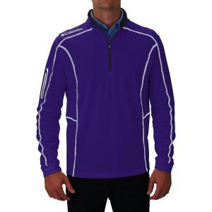 Columbia Men’s OMNI WICK Shotgun 1/4 Zip Pullover Breathable Long Sleeve(Uw Purple)