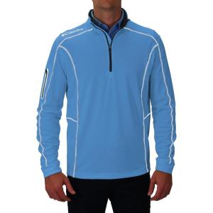 Columbia Men’s OMNI WICK Shotgun 1/4 Zip Pullover Breathable Long Sleeve(White Cap)