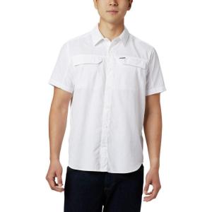 Columbia Mens Silver Ridge™ 2.0 Short Sleeve Shirt(White)