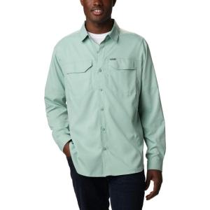 Columbia Mens Silver Ridge Lite Long Sleeve Shirt(Aqua Tone)