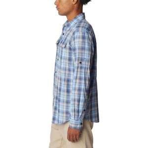 Columbia Mens Silver Ridge™2.0 Long Sleeve ShirtSilver Ridge2.0 Long Sleeve Shirt(Jet Stream Gathered Plaid)