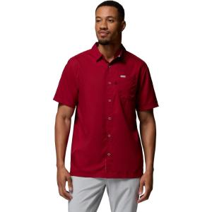 Columbia Men’s Standard Slack Tide Camp Shirt(Beet)