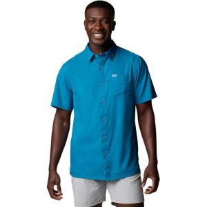 Columbia Men’s Standard Slack Tide Camp Shirt(Blue Echo)