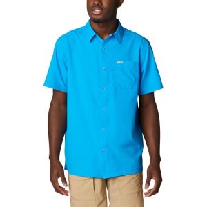 Columbia Men’s Standard Slack Tide Camp Shirt(Compass Blue)