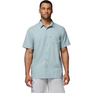 Columbia Men’s Standard Slack Tide Camp Shirt(Crushed Blue)