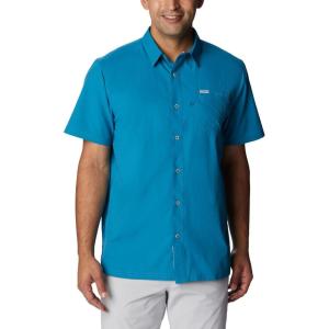 Columbia Men’s Standard Slack Tide Camp Shirt(Deep Marine)