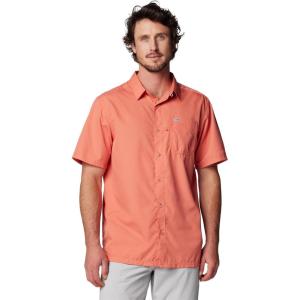 Columbia Men’s Standard Slack Tide Camp Shirt(Faded Peach)