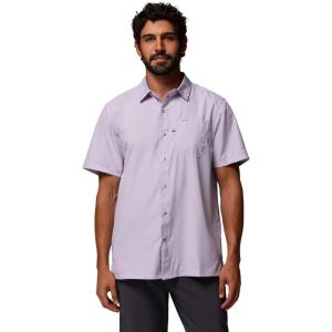 Columbia Men’s Standard Slack Tide Camp Shirt(Lavender Pearl)