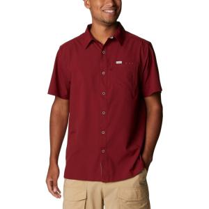 Columbia Men’s Standard Slack Tide Camp Shirt(Red Jasper)