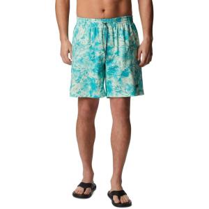 Columbia Men’s Summertide Stretch Printed Short(Ice Green Sketchy Paradise)