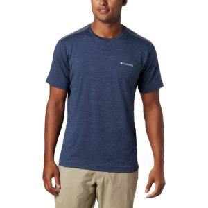 Columbia Mens Tech Trail Crew Neck(Collegiate Navy (Legacy Color Code 464))