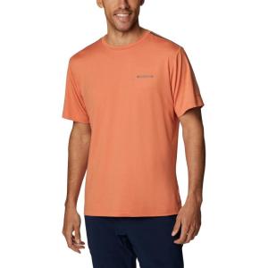 Columbia Mens Tech Trail Crew Neck(Desert Orange Heather)