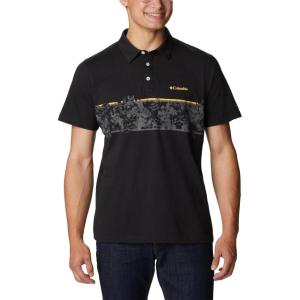 Columbia Men’s Thistletown Hills Stripe Polo(Black)