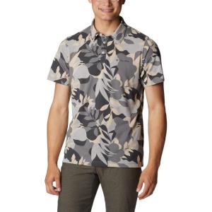 Columbia Mens Thistletown Ridge Polo Sp21(City Grey Floriated)
