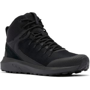 Columbia Men’s Trailstorm Mid Waterproof Hiking Shoe(Black/Dark Grey)
