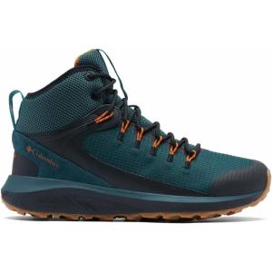 Columbia Men’s Trailstorm Mid Waterproof Hiking Shoe(Dark Seas Persimmon)