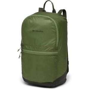 Columbia Unisex Lightweight Packable Backpack, Stone Green/Greenscape, One Size(Canteen/Greenscape)