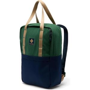 Columbia Unisex Trail Traveler 18L Backpack, Rain Forest/Collegiate Navy, One Size(Rain Forest/Collegiate Navy)