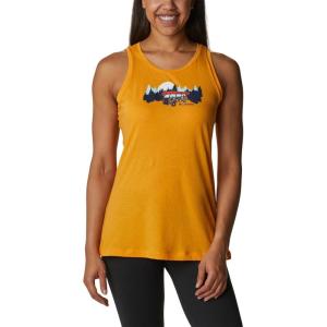 Columbia Womens Bluff Mesa™ TankCami Shirt(Mango Heather/Van Life 3)