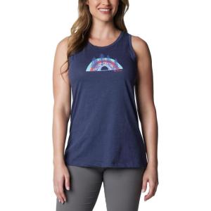 Columbia Womens Bluff Mesa™ TankCami Shirt(Nocturnal Heather/Happier Outdoors)