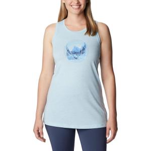 Columbia Womens Bluff Mesa™ TankCami Shirt(Spring Blue Heather/Mindful Meditation Grx)
