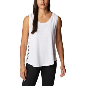 Columbia Womens Cades Cape™ TankCades Cape Tank(White/Black Logo)