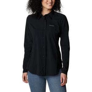 Columbia Womens Claudia Ridge Long Sleeve ShirtHiking Shirt(Black)