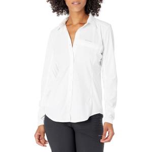 Columbia Womens Claudia Ridge Long Sleeve ShirtHiking Shirt(White)