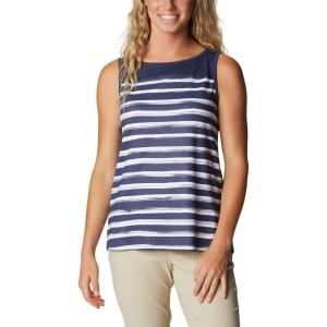 Columbia Women’s Columbia Women’s Chill River Tank Top, Moisture Wicking, Sun Protection(Nocturnal Brush Stripe)