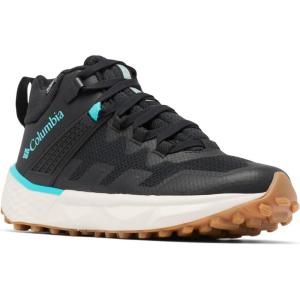 Columbia Women’s Facet 75 Mid Outdry Hiking Shoe(Black/Bright Aqua)