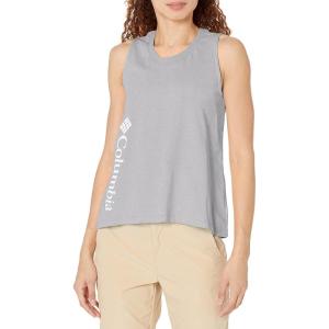 Columbia Womens North Cascades Tank(Columbia Grey Heather/Gem Columbia Graphic)