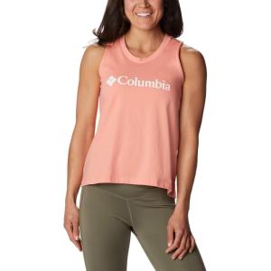 Columbia Womens North Cascades Tank(Coral Reef/White Branded)