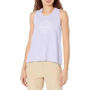 Columbia Womens North Cascades Tank(Purple Tint/Pdx Tested Tough Graphic)