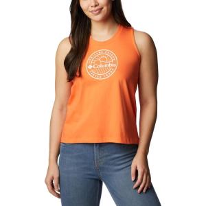 Columbia Womens North Cascades Tank(Sunset Orange/Pdx Tested Tough Graphic)