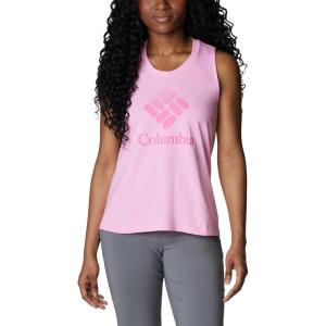 Columbia Womens North Cascades Tank(Wild Rose/Csc Stacked Gradient Graphic)