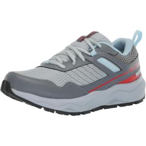 Columbia Women’s Plateau Waterproof Hiking Shoe(Cirrus Grey/Red Hibiscus)