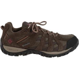 Columbia Women’s REDMOND WATERPROOF Hiking Shoe(Mud  Garnet Red)