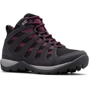 Columbia Women’s Redmond V2 Mid Waterproof Hiking Boot(Black/Black Cherry)
