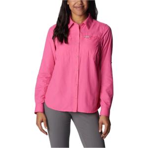 Columbia Womens Silver Ridge 3.0 Long Sleeve(Wild Geranium)