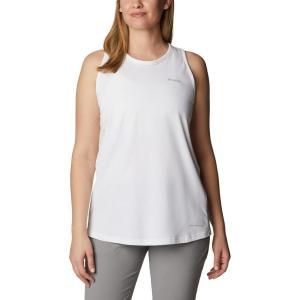 Columbia Women’s Standard Sun Trek Racerback Tank(White)