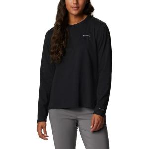Columbia Women’s Sun Trek Ls Tee(Black)