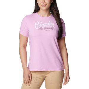 Columbia Womens Sun Trek™ Ss Graphic Tee(Cosmos/Simply Scripted)