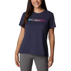 Columbia Womens Sun Trek™ Ss Graphic Tee(Nocturnal/Branded Gradient)