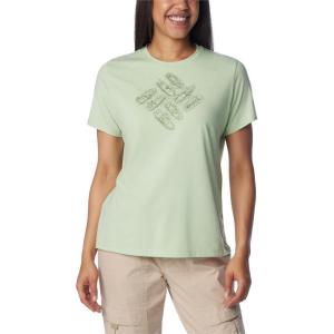 Columbia Womens Sun Trek™ Ss Graphic Tee(Sage Leaf/Outlined Kayaks)