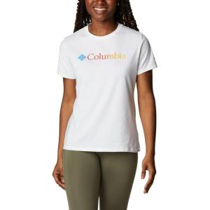 Columbia Womens Sun Trek™ Ss Graphic Tee(White/Csc Gradient)