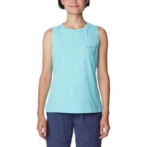 Columbia Womens Sun Trek Tank(Aquamarine Heather)