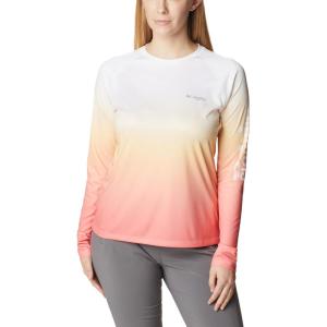 Columbia Women’s Super Tidal Tee Long Sleeve(Cocoa Butter  Pfg Gradient)