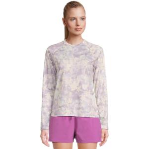 Columbia Women’s Super Tidal Tee Long Sleeve(Lavender Pearl Seamoss)