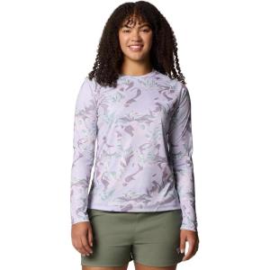 Columbia Women’s Super Tidal Tee Long Sleeve(Lavender Pearl Undertow)